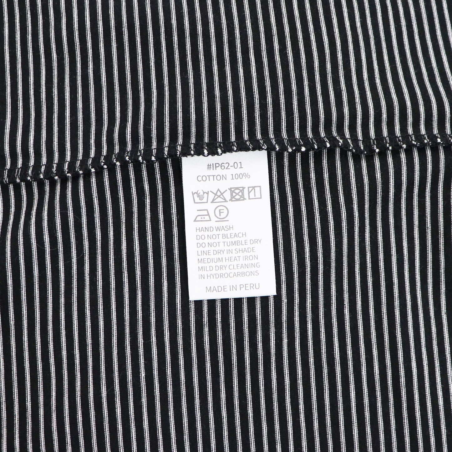 handvaerk（ハンドバーク）クルーネック ポケット付き ボーダーTシャツ【ブラック×ホワイト】国内正規品