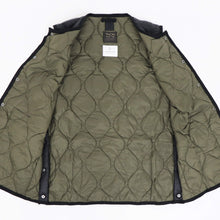 画像をギャラリービューアに読み込む, TAION（タイオン）ミリタリー クルーネック ダウンベスト ソフトシェル【ブラック】国内正規品
