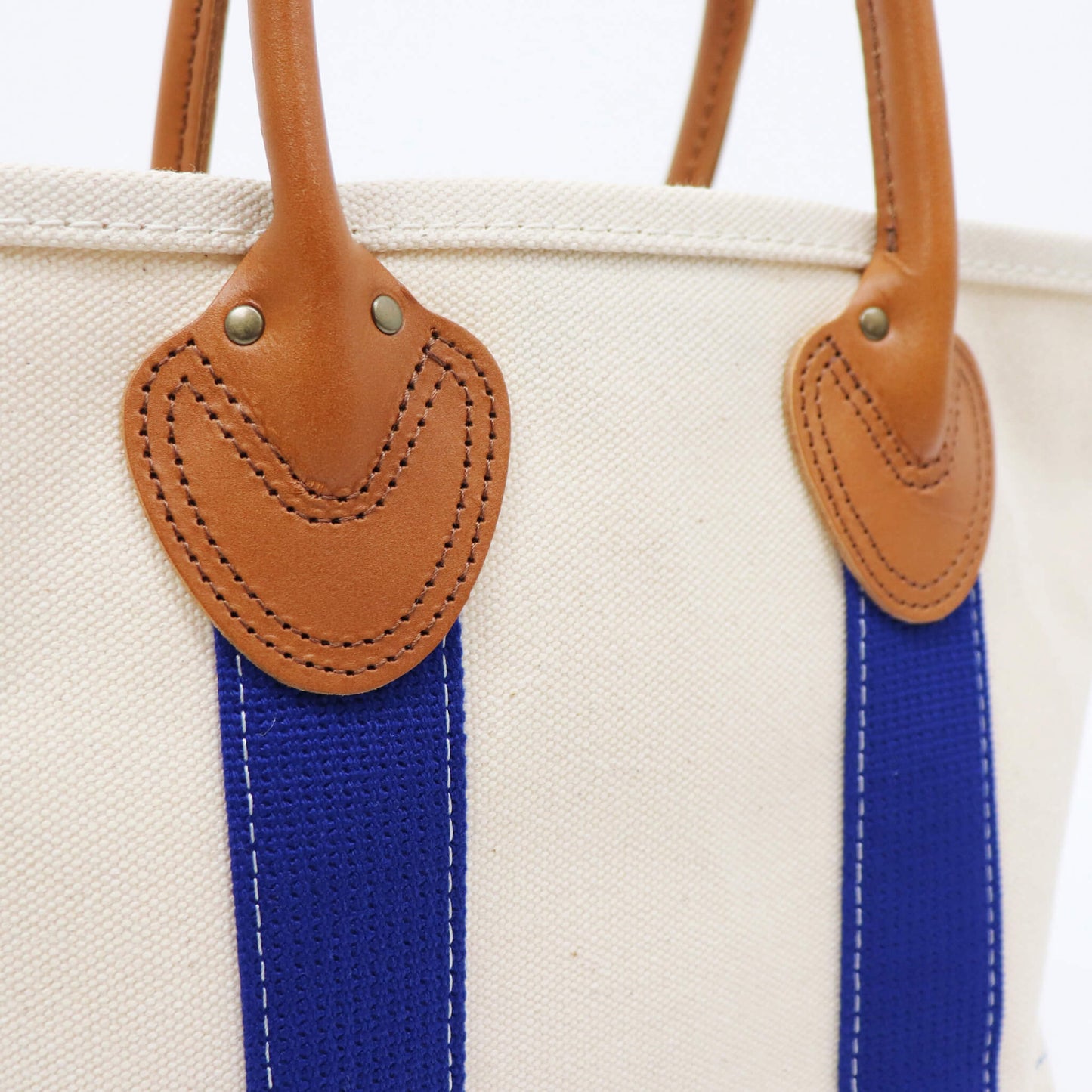 Barkoutsiders（バークアウトサイダーズ）Leather Handle Tote 80's Small【ブルー】国内正規品