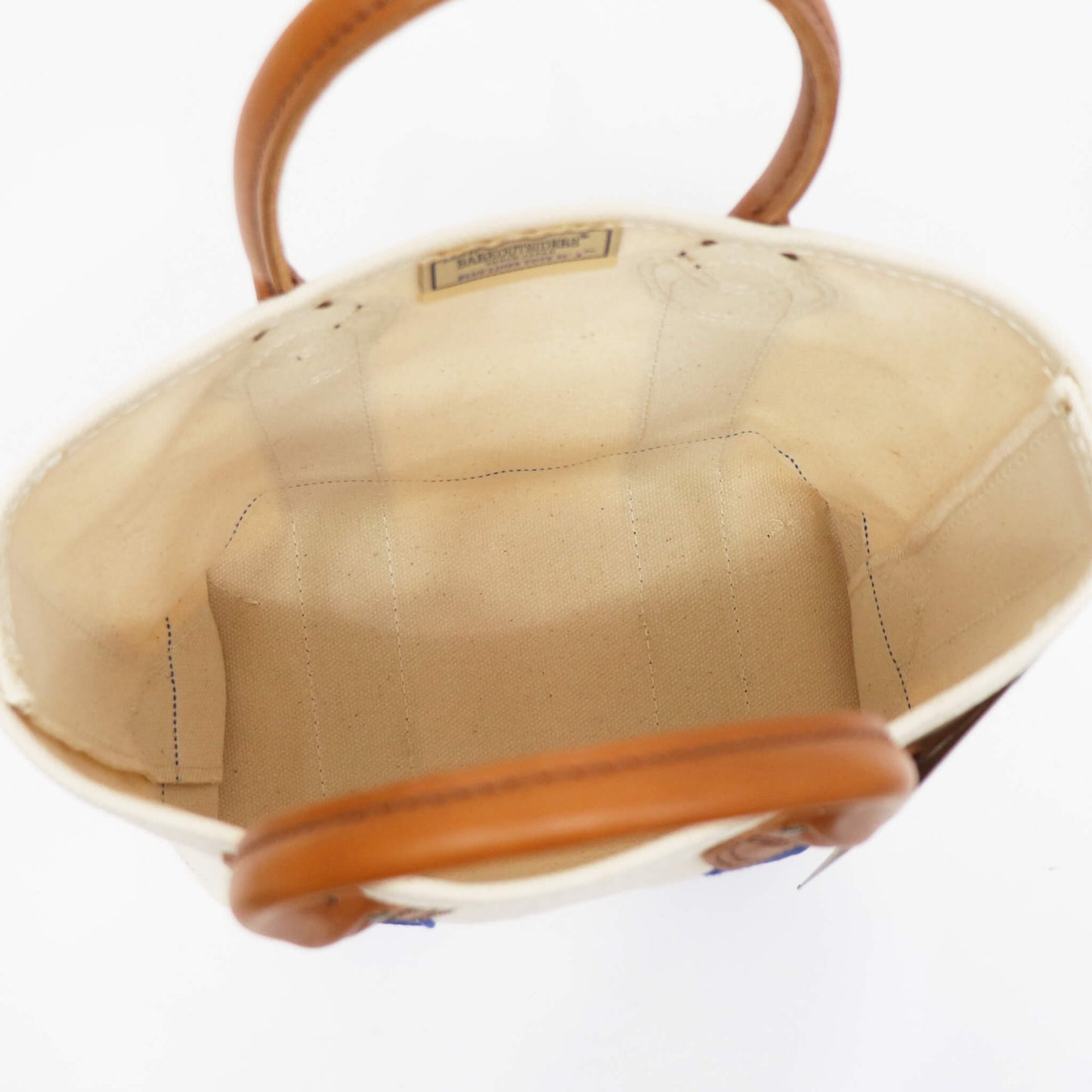 Barkoutsiders（バークアウトサイダーズ）Leather Handle Tote 80's Small【ブルー】国内正規品