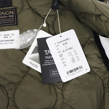 画像をギャラリービューアに読み込む, TAION（タイオン）ミリタリー クルーネック ダウンベスト ソフトシェル【ブラック】国内正規品
