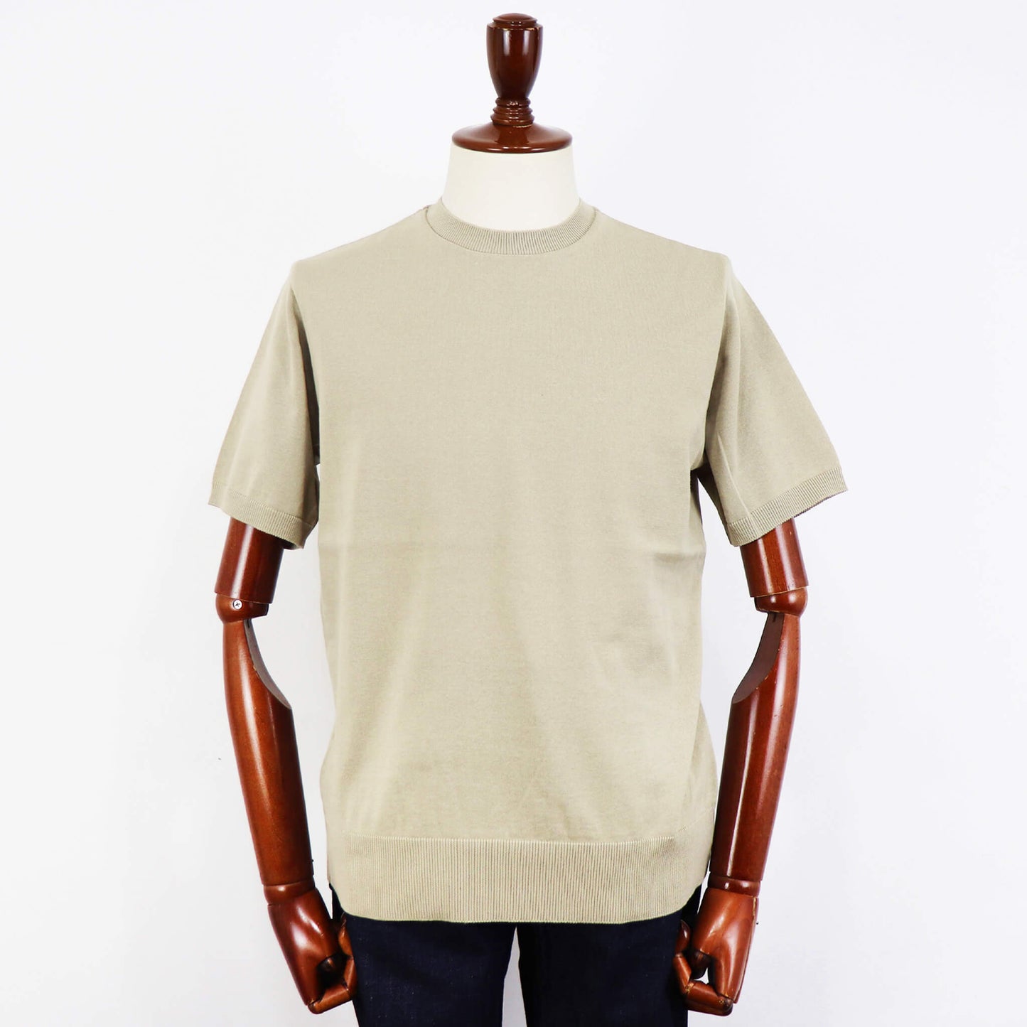 Blu Bre（ブルブレ）ドレスT コットンニット【SHADE BEIGE】国内正規品