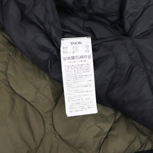 画像をギャラリービューアに読み込む, TAION（タイオン）ミリタリー クルーネック ダウンベスト ソフトシェル【ブラック】国内正規品
