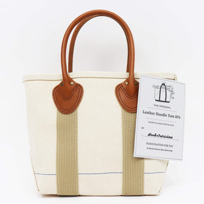 Barkoutsiders（バークアウトサイダーズ）Leather Handle Tote 80's Small【ベージュ】国内正規品