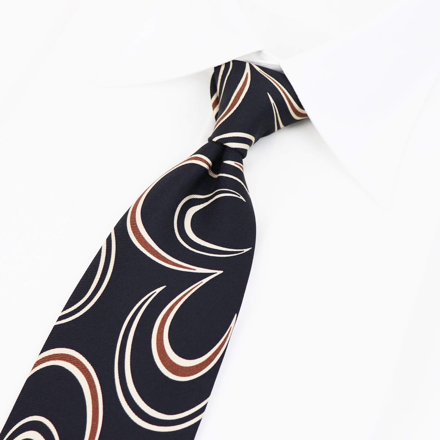 HOLLIDAY&BROWN（ホリデーアンドブラウン）ハンドメイド シルク タイ【ブラック】国内正規品