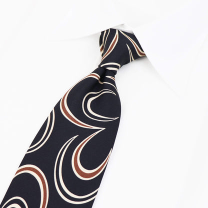 HOLLIDAY&BROWN（ホリデーアンドブラウン）ハンドメイド シルク タイ【ブラック】国内正規品