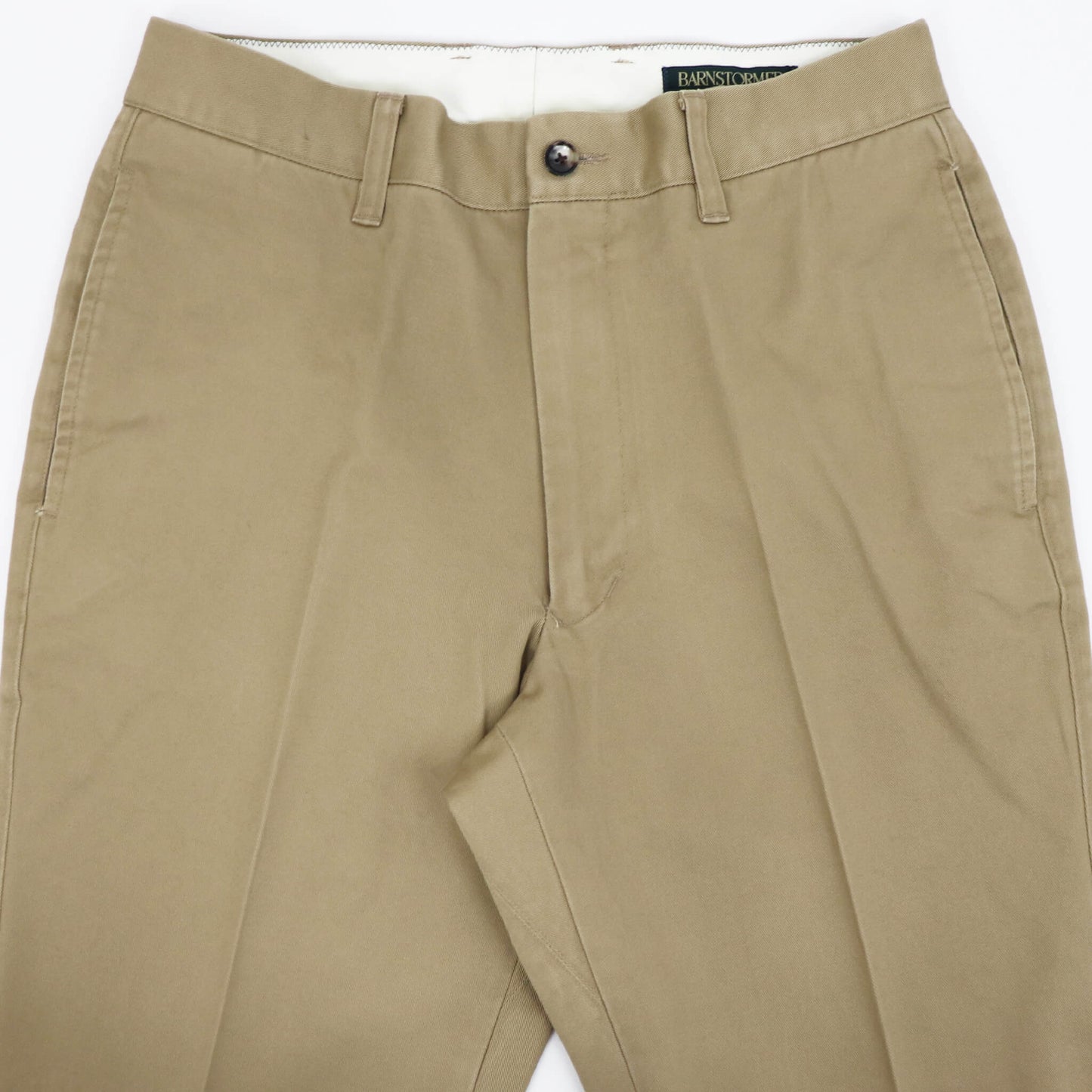 BARNSTORMER（バーンストーマー）NOP DRESS CHINOS ノープリーツ ドレスチノパン 1001P【カーキ】国内正規品