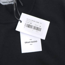 画像をギャラリービューアに読み込む, GRAN SASSO（グランサッソ）12ゲージ ウールモックネックニット ロングスリーブ 長袖【ブラック】国内正規品
