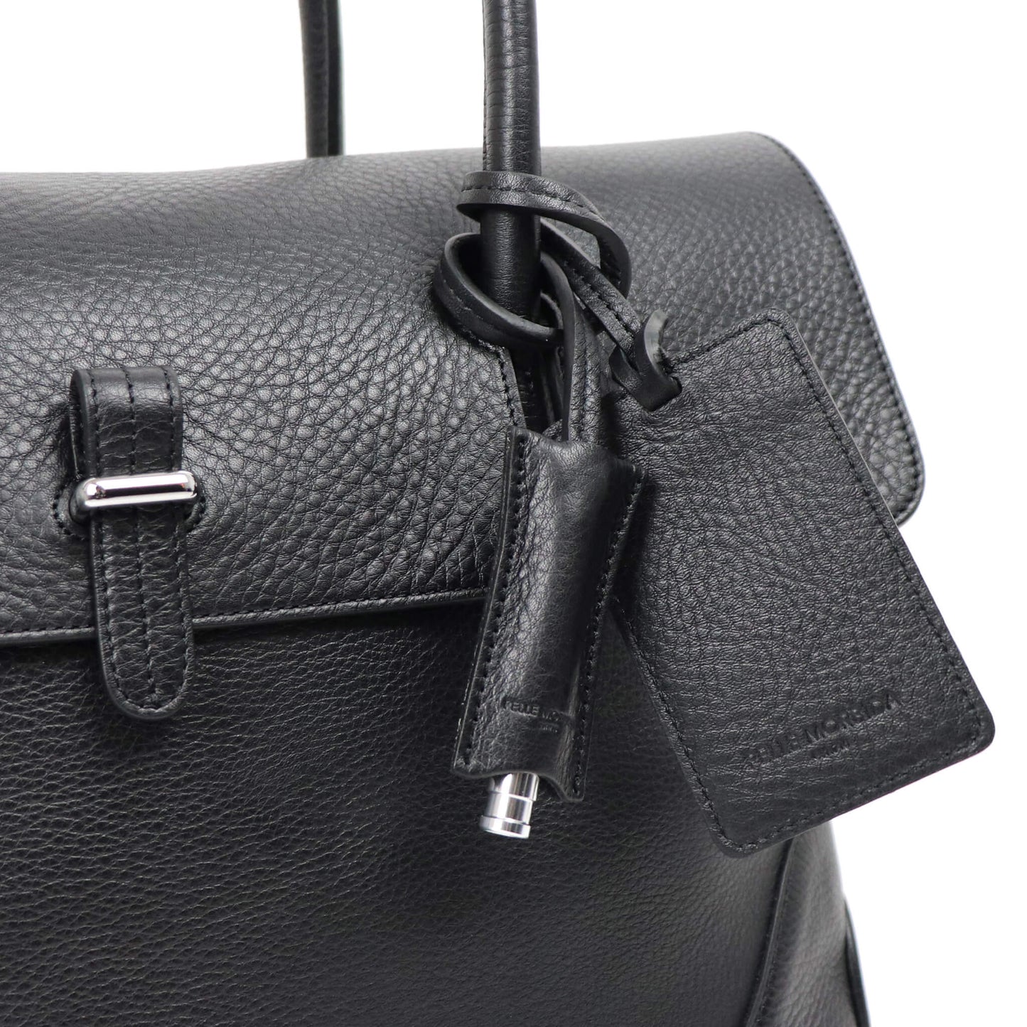 PELLE MORBIDA（ペッレ モルビダ）Maiden Voyage フラップトートバッグ【ブラック】国内正規品