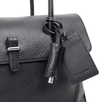 PELLE MORBIDA（ペッレ モルビダ）Maiden Voyage フラップトートバッグ【ブラック】国内正規品