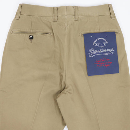 BARNSTORMER（バーンストーマー）NOP DRESS CHINOS ノープリーツ ドレスチノパン 1001P【カーキ】国内正規品