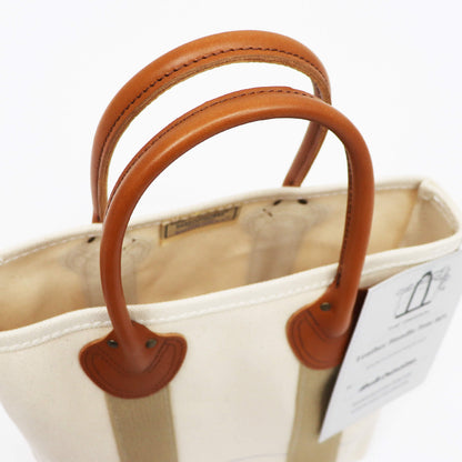 Barkoutsiders（バークアウトサイダーズ）Leather Handle Tote 80's Small【ベージュ】国内正規品