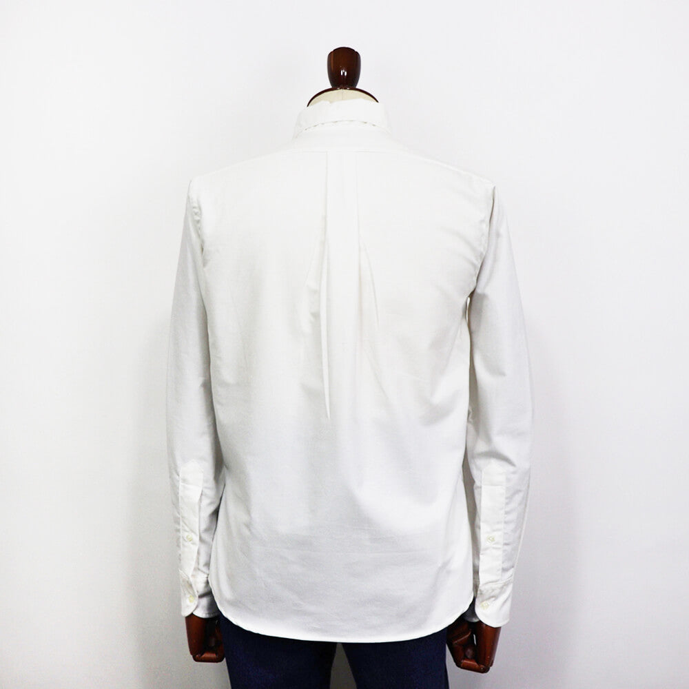 INDIVIDUALIZED SHIRTS（インディヴィジュアライズド シャツ）STANDARD FIT スタンダードフィット ボタンダウン コットン ツイル シャツ【ホワイト】国内正規品