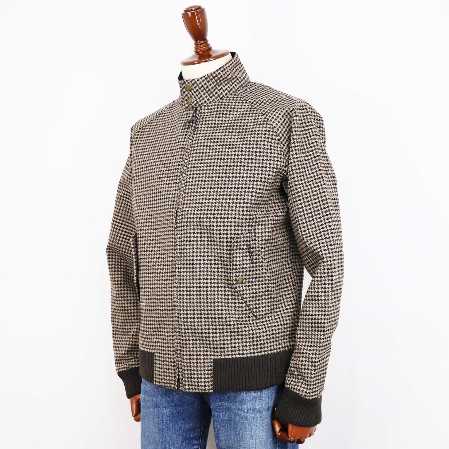 Barbour（バブアー）《Barbour × BARACUTA》Portonシャワープルーフ ブルゾン【ベージュ】国内正規品