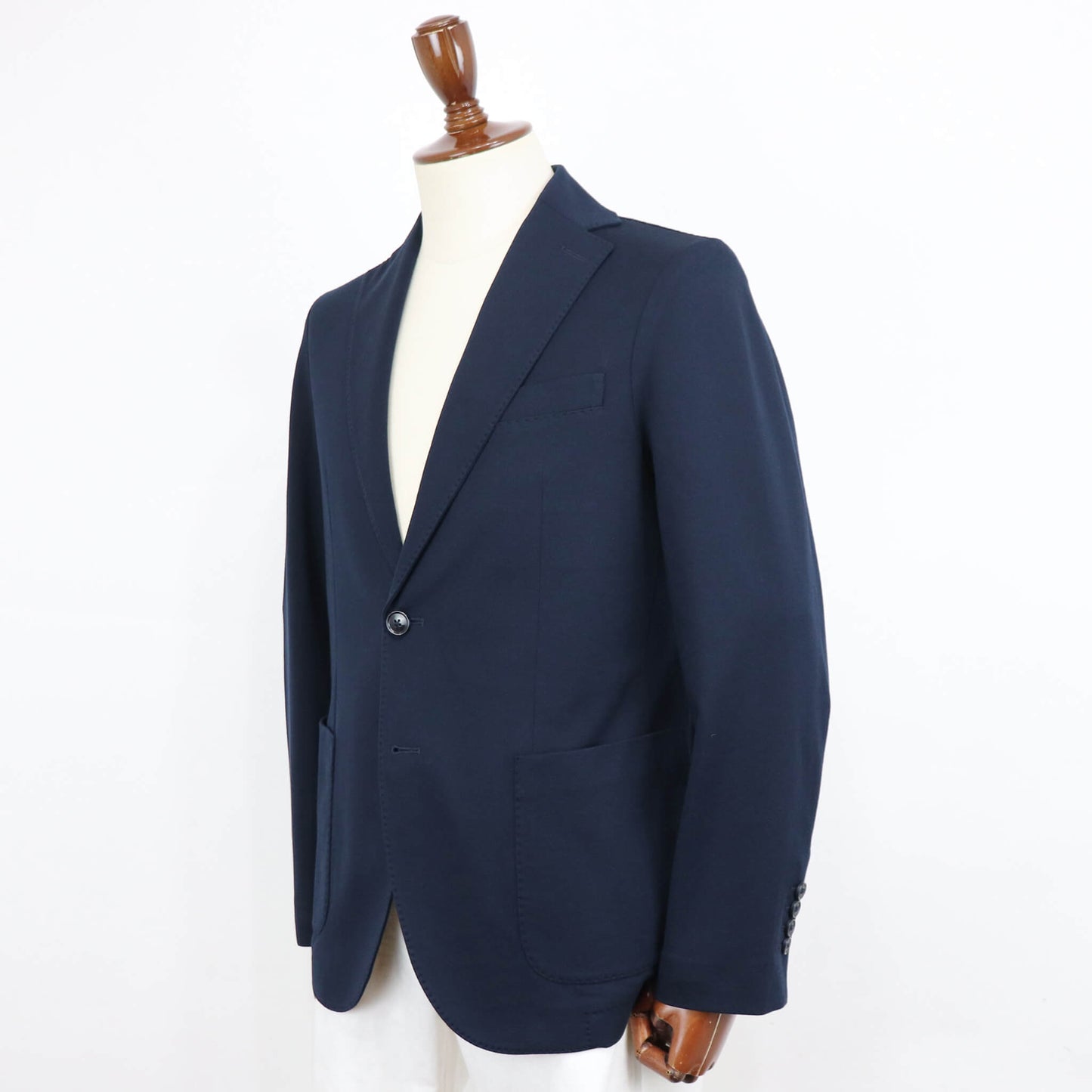 CIRCOLO 1901（チルコロ）コットンストレッチ シングル 2B ジャケット【ネイビー】国内正規品