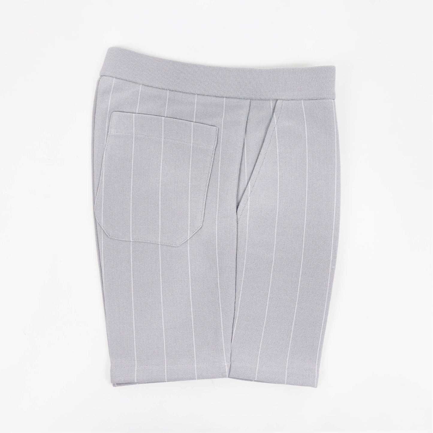 Vandori（ヴァンドリ）ミラノリブ ストライプ ショートパンツ【アイスグレー】国内正規品