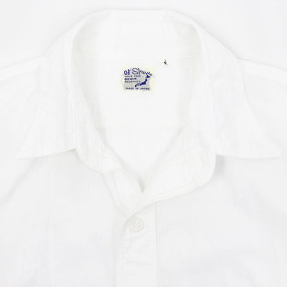orSlow（オアスロウ）SHORT SLEEVE WHITE CHAMBRAY WORK SHIRT【ホワイト】国内正規品