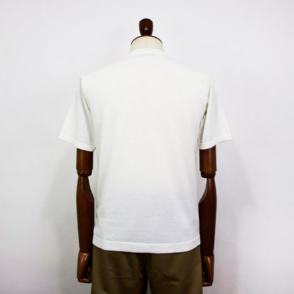 Blu Bre（ブルブレ）ニットT ドレスTシャツ オーガニックコットン100%【オフホワイト】国内正規品