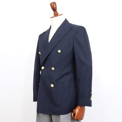 Giotto（ジオット）ダブルブレストジャケット ホップサック【ネイビー】国内正規品