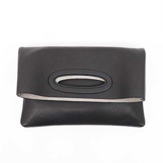 THE SOLE（ザソル）PIEGA クラッチバッグ サドルレザー【ブラック】国内正規品