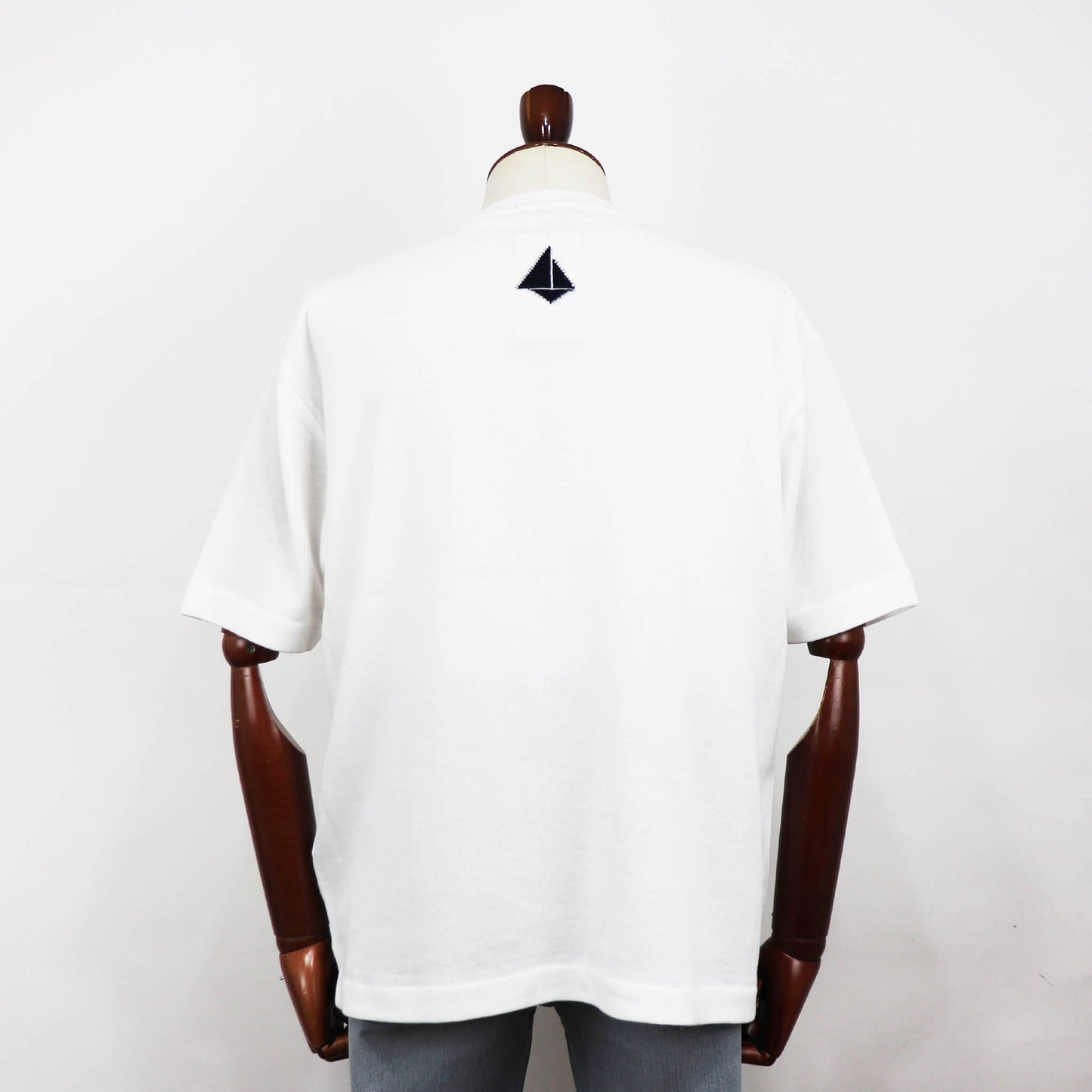 Vandori（ヴァンドリ）レタード ドレスニットTシャツ【ホワイト×ネイビー】国内正規品