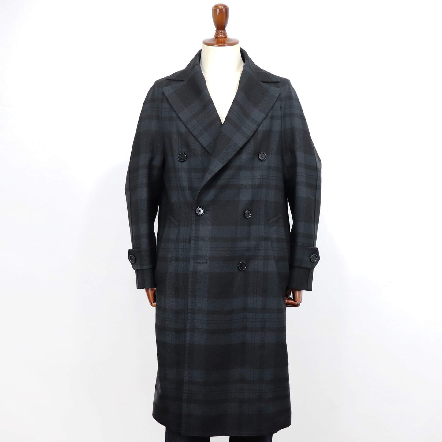 TITO ALLEGRETTO（ティト アレグレット）ベルテッド ダブル タータンチェック【ブラック系】国内正規品
