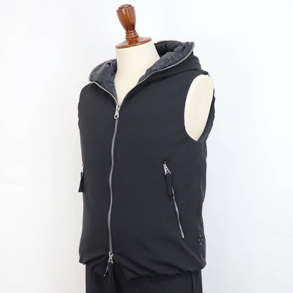 giabsarchivio× DUVETICA（ジャブスアルキヴィオ×デュベティカ）  ISCHIA/イスキア A5772 ダウンベスト【ブラック】国内正規品