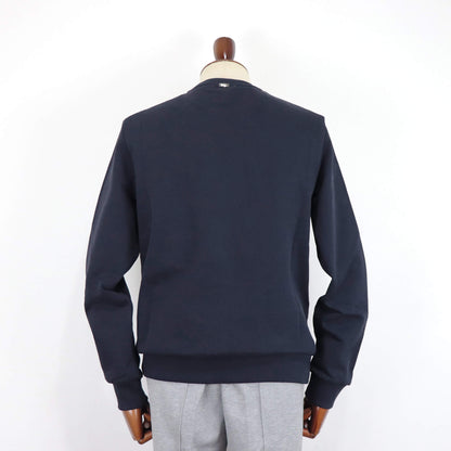 HERNO（ヘルノ）ロゴ入りコットンスウェット【ネイビー】国内正規品