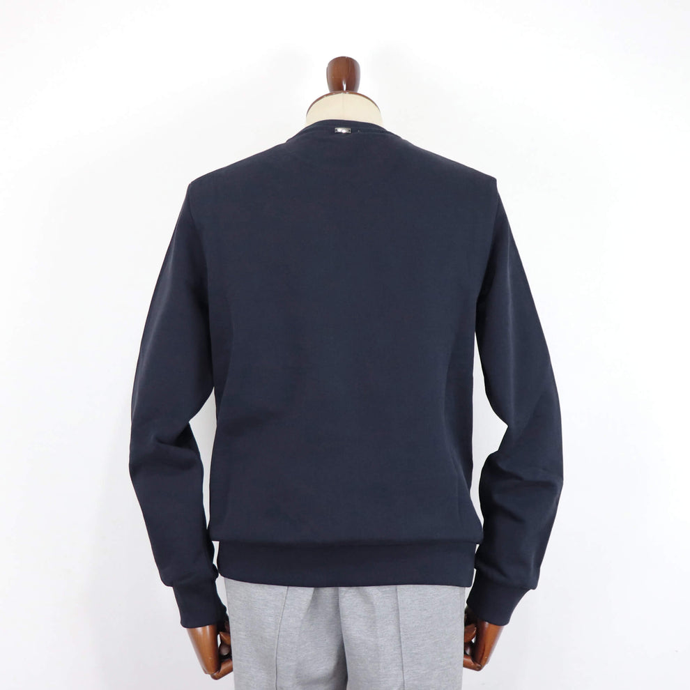 HERNO（ヘルノ）ロゴ入りコットンスウェット【ネイビー】国内正規品 – Giotto（ジオット）
