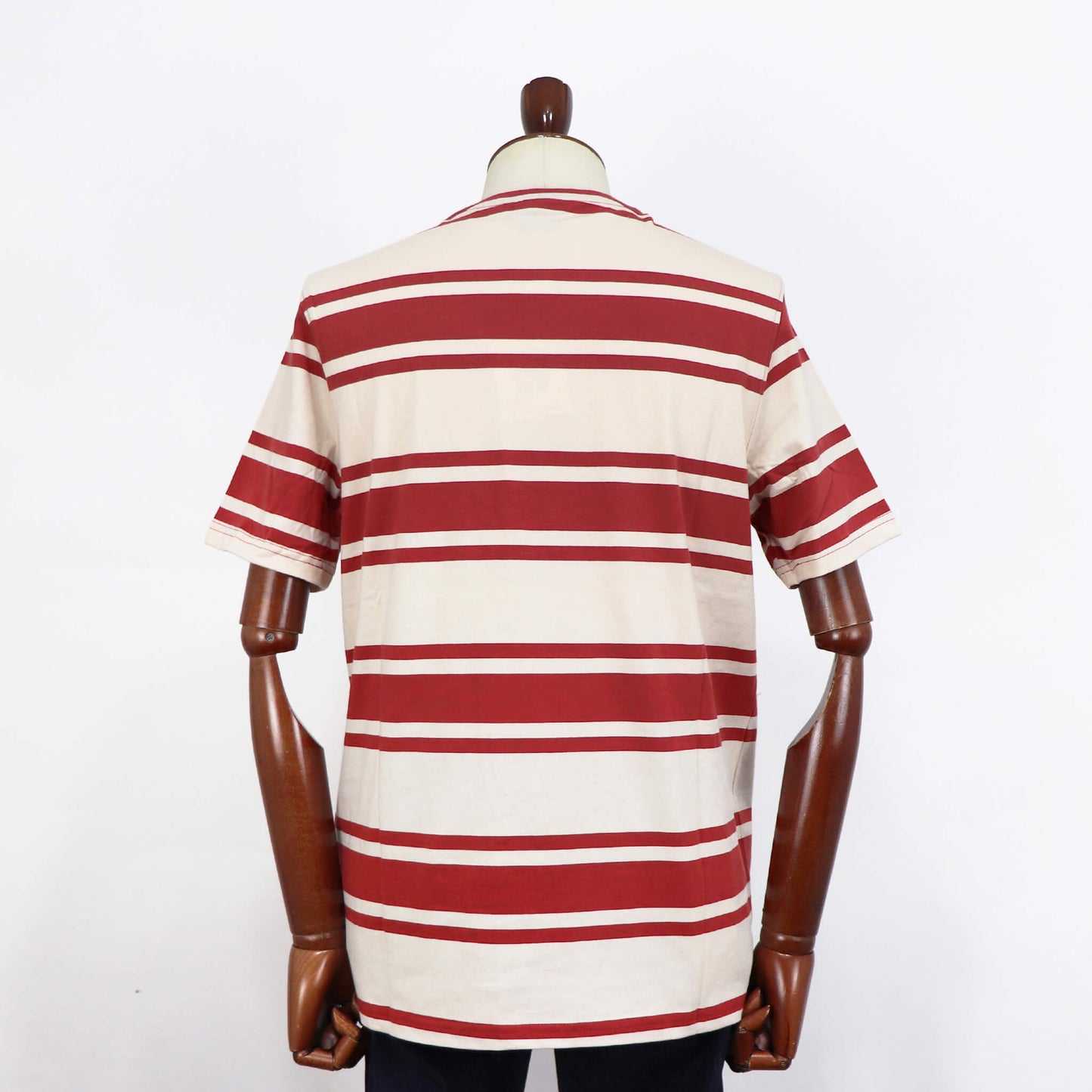 Barbour（バブアー）ボーダー Tシャツ【オフホワイト×レッド】国内正規品