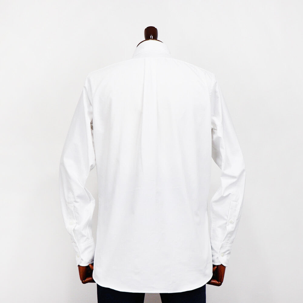 INDIVIDUALIZED SHIRTS（インディヴィジュアライズド シャツ）Giotto 別注 STANDARD FIT スタンダードフィット ボタンダウン コットン ツイル シャツ【ホワイト】国内正規品