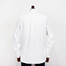 画像をギャラリービューアに読み込む, INDIVIDUALIZED SHIRTS（インディヴィジュアライズド シャツ）Giotto 別注 STANDARD FIT スタンダードフィット ボタンダウン コットン ツイル シャツ【ホワイト】国内正規品
