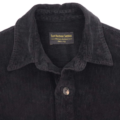 East Harbour Surplus（イースト ハーバー サープラス）中畝コーデュロイ ワークジャケット カヴァーオール【ブラック】国内正規品