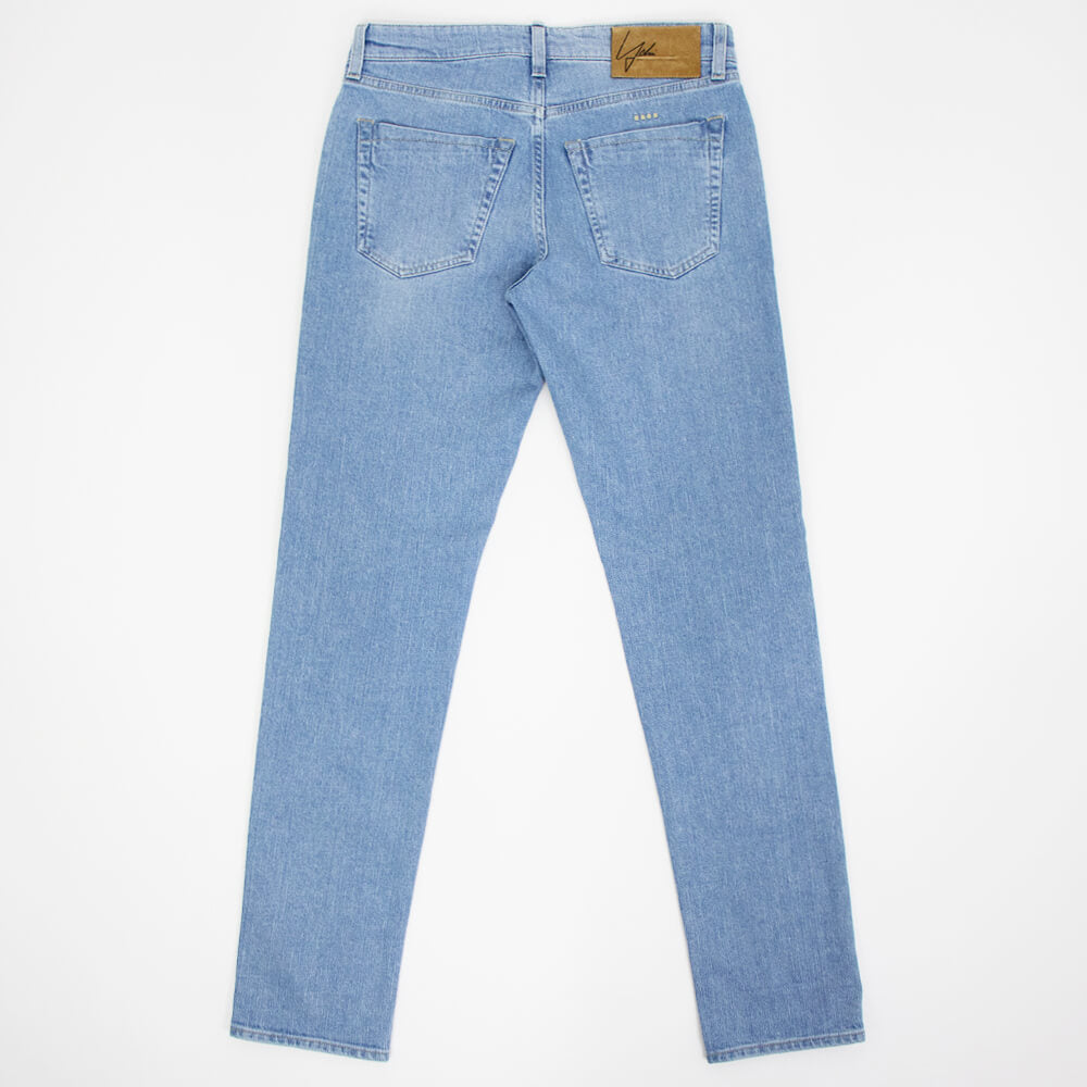 YCHAI（イカイ）PANATELA パナテラ 5ポケット ストレッチ スキニーフィット ウォッシュド デニム【ライトインディゴ】国内正規品