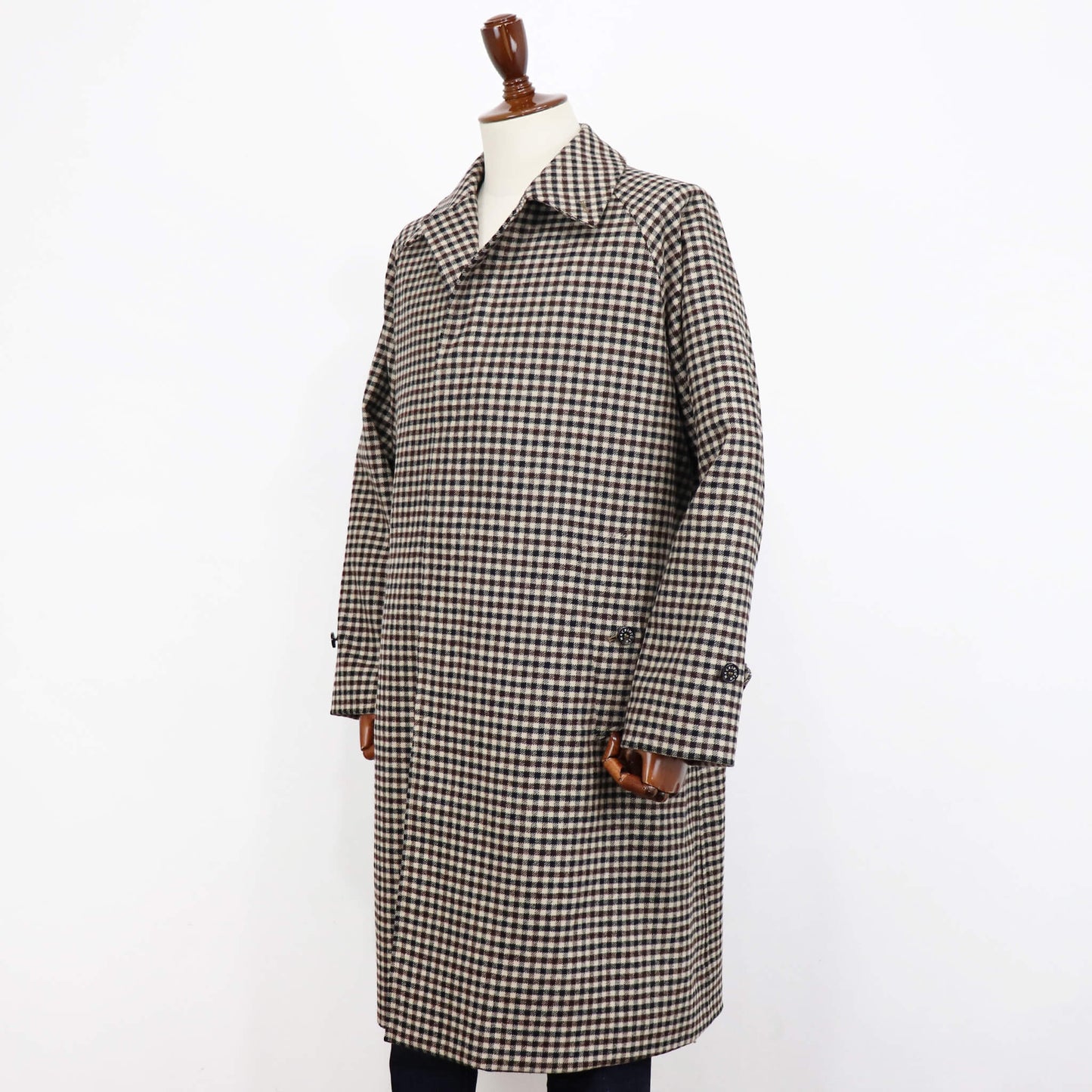 MACKINTOSH（マッキントッシュ）BELFORD / バルカラーコート ガンクラブチェック【ブラウン系】国内正規品