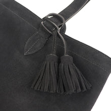ACATE（アカーテ）LUGANOT 巾着バッグ スウェード【ブラック】国内正規