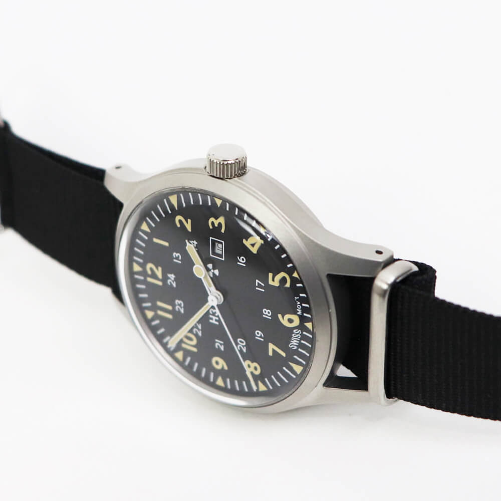 NAVAL WATCH（ナバルウォッチ）Naval military watch Mil.-01B US Force Type 【ブラック&カーキ】国内正規品