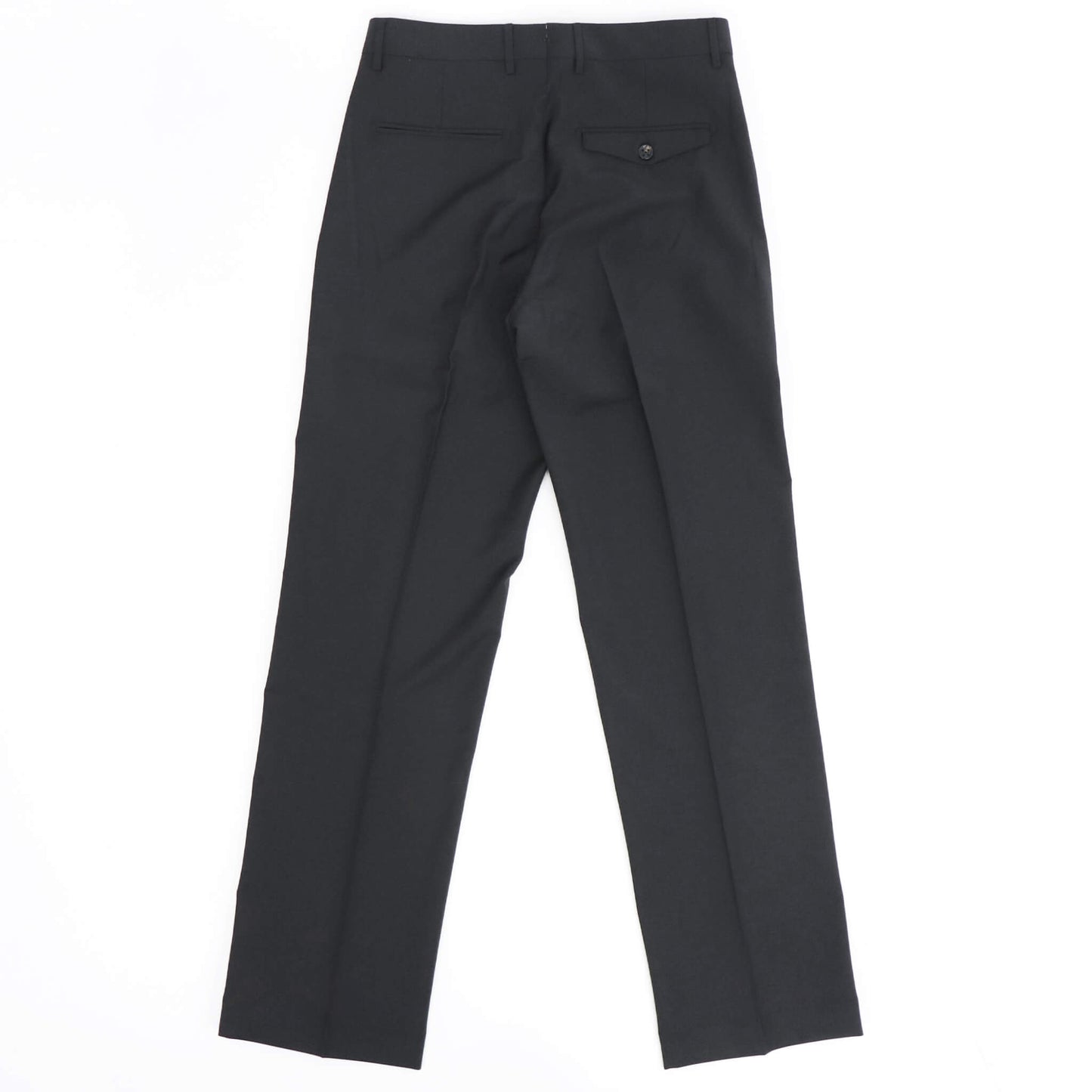 BERWICH（ベルウィッチ）LUCANO LONG ノープリーツ ワイドテーパード ストレッチ パンツ【ブラック】国内正規品