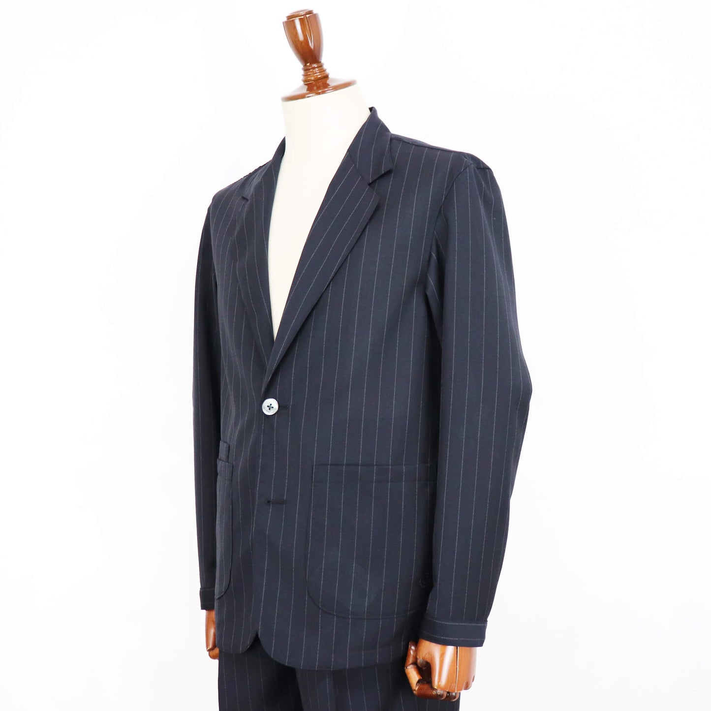 COLONY CLOTHING（コロニークロージング）シャツジャケット シングル【ネイビーストライプ】国内正規品