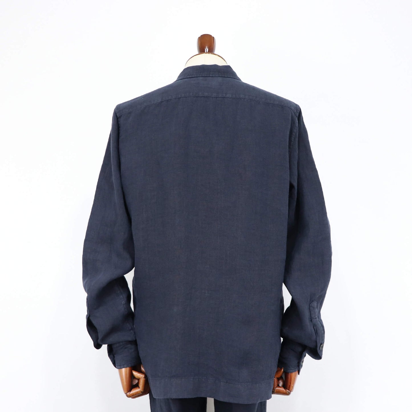 DEVORE（デヴォレ）セットアップ リネン カバーオールジャケット【ネイビー】国内正規品