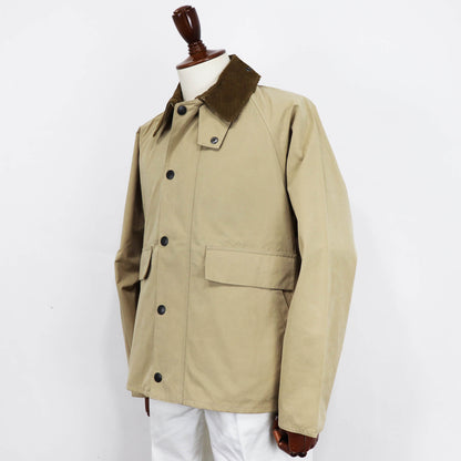 Barbour（バブアー）BORROWDALE / ボロウデイル ピーチスキン ショート ブルゾン【ベージュ】国内正規品