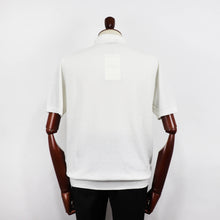 画像をギャラリービューアに読み込む, MOONCASTLE（ムーンキャッスル）ICE COTTON POLO NECK アイスコットン ニット ポロシャツ【オフホワイト】国内正規品
