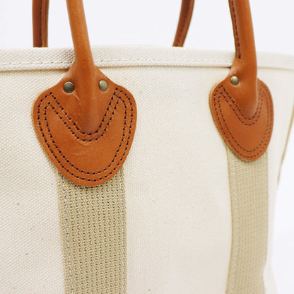Barkoutsiders（バークアウトサイダーズ）Leather Handle Tote 80's Small【ベージュ】国内正規品