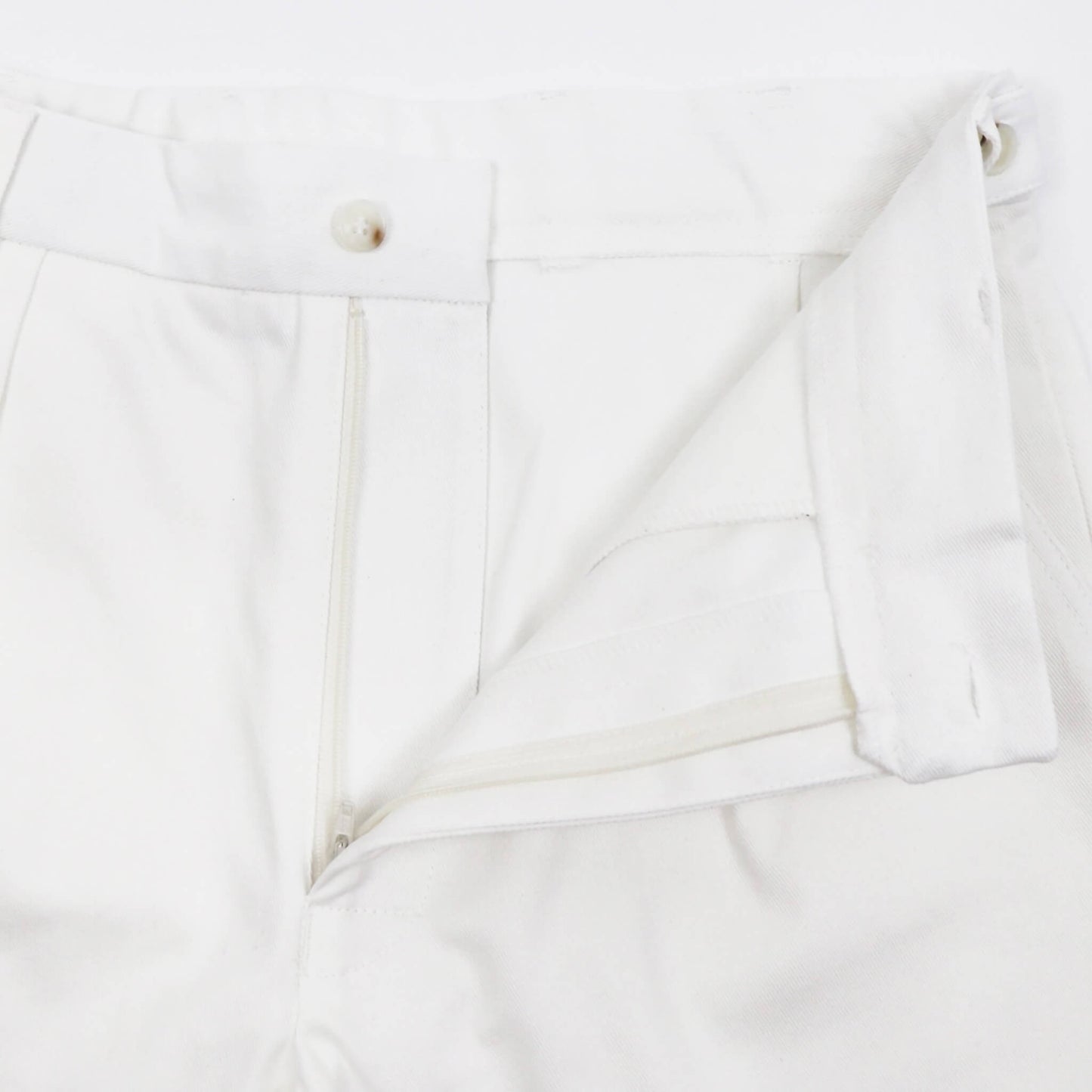 dotBravo（ドットブラーボ）Inghilterra Militare イギリス軍 プリーツ入り コットン ショート パンツ【ホワイト】国内正規品