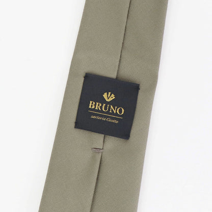 BRUNO（ブルーノ）HOLLAND＆SHERRY ホーランドシェリー 生地使用 スフォデラート Sette Pieghe セッテピエゲ 7つ折り ウール ネクタイ【ベージュ】正規販売店