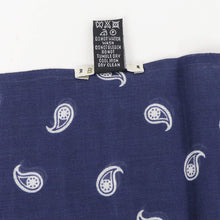 画像をギャラリービューアに読み込む, Bleck（ブレック）ペイズリー柄 コットンリネンシルクストール【ネイビー】国内正規品

