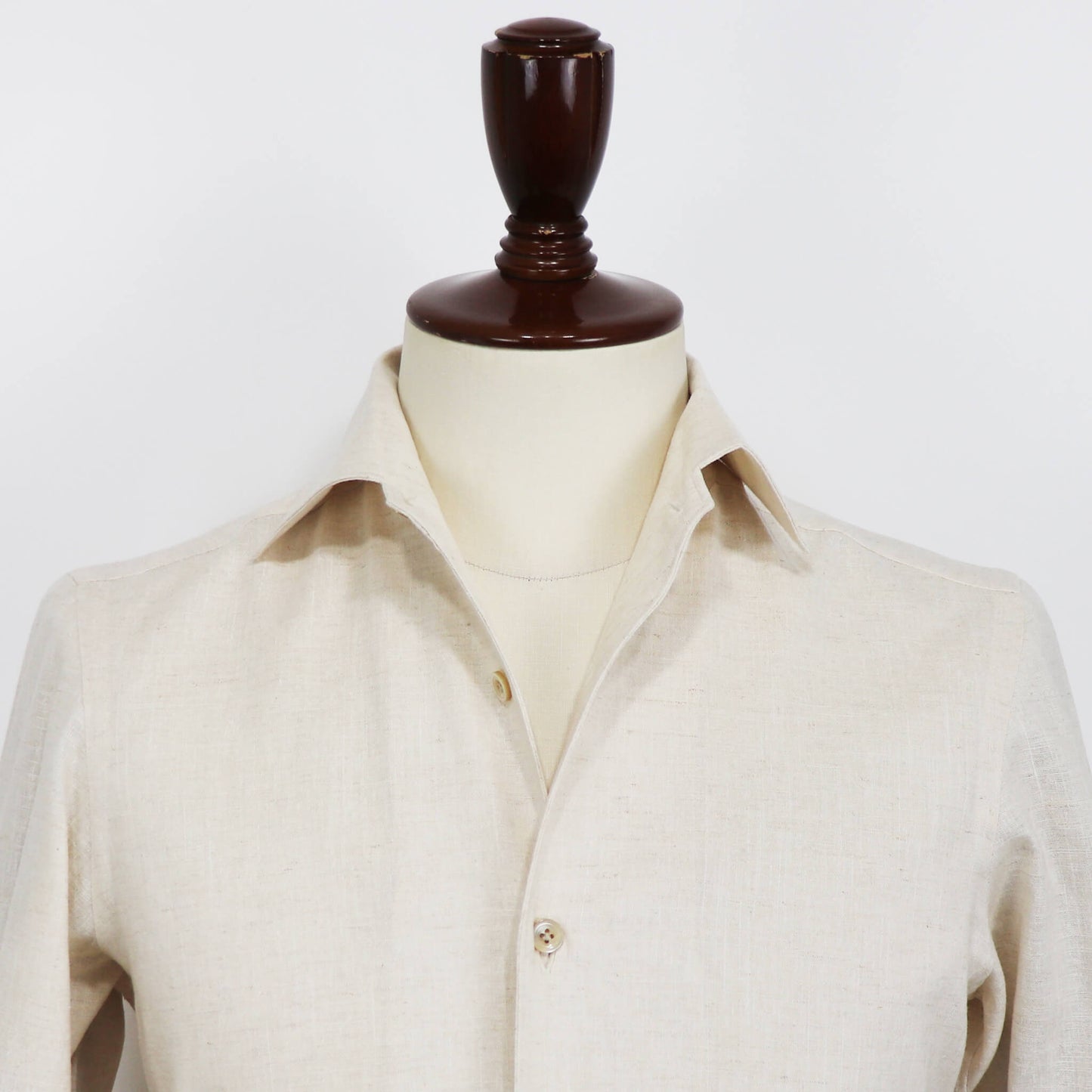 Errico Formicola（エリコ フォルミコラ）LECCE ワンピースカラー リネンシャツアウター【イエロー】国内正規品