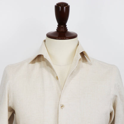 Errico Formicola（エリコ フォルミコラ）LECCE ワンピースカラー リネンシャツアウター【イエロー】国内正規品