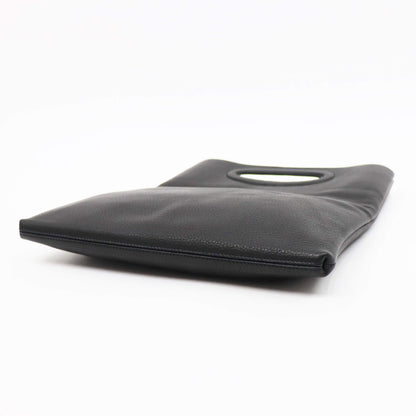 THE SOLE（ザソル）PIEGA クラッチバッグ サドルレザー【ブラック】国内正規品
