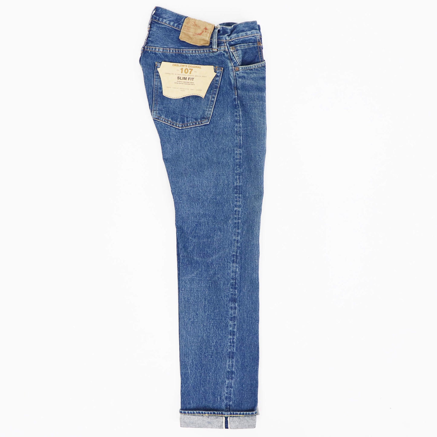 orSlow（オアスロウ）107 IVY FIT SELVEDGE DENIM アイビーフィット セルビッチ デニムパンツ【2イヤーウォッシュ】国内正規品